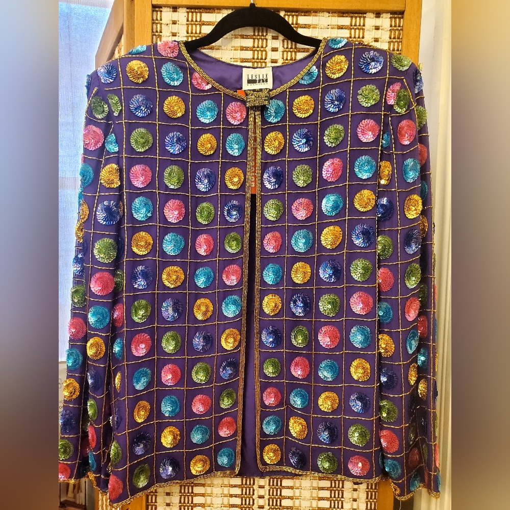 Sequin designer duster